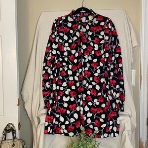 Kate Spade Vintage Fleur Crepe Dress by kate spade New York, Size Medium